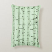 グリーンの楽譜 アクセントクッション (裏面(縦))