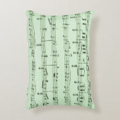 グリーンの楽譜 アクセントクッション (正面(垂直))