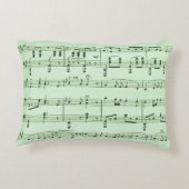 グリーンの楽譜 アクセントクッション (裏面)