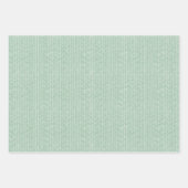 グリーンの様々な色合いの包装紙シート ラッピングペーパーシート (正面)