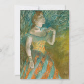 グリーンの歌手 | Edgar Degas (正面)