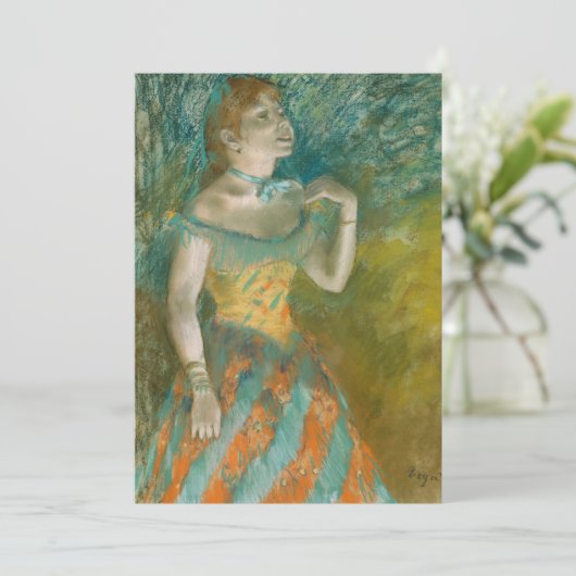 グリーンの歌手 | Edgar Degas (スタンド正面)