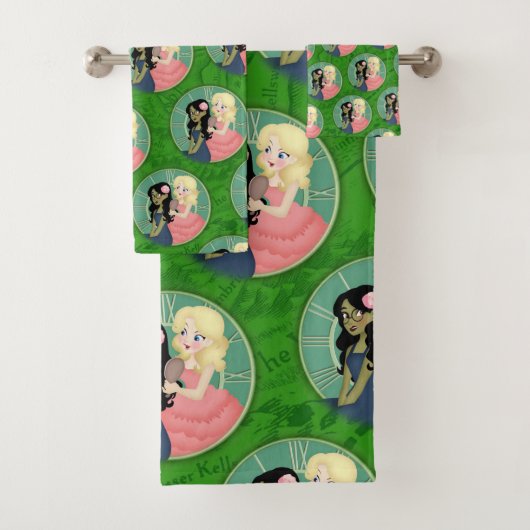 グリーンの洗浄を定義する バスタオルセット (インサイチュ)