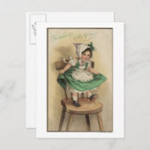 グリーンの着用 ポストカード (正面/裏面)