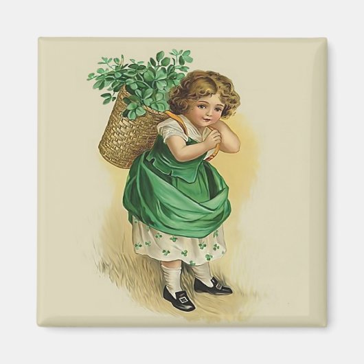 グリーンの着用 マグネット (正面)