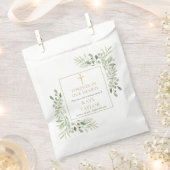 グリーンの種パケット キリスト教葬儀 追悼 フェイバーバッグ (クリップ留めされた状態)