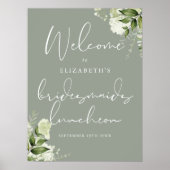 グリーンの花嫁の仲間たちランチョンウェルカムサイン ポスター (正面)