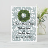 グリーンの葉のファームハウスリース カントリー セーブザデート (スタンド正面)