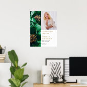 グリーンの葬儀・生命の祝祭 フォトサイン ポスター (ホームオフィス)