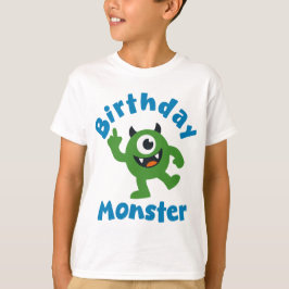 グリーンの誕生日モンスター Tシャツ
