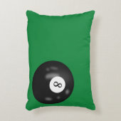 グリーンの8ボール アクセントクッション (正面(垂直))