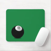 グリーンの8ボール マウスパッド (マウス)