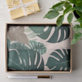 グリーンはっきりしたモンステ離れラトロピカルジャングル 薄葉紙 (ギフト)