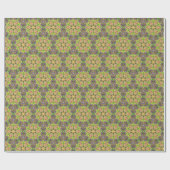 グリーンはっきりした抽象芸術包装紙 ラッピングペーパー (フラット)