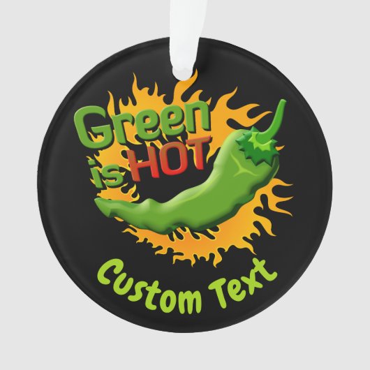 グリーンはホットオーナメント オーナメント (正面)