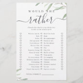 グリーンは彼女の方がブライダルシャワーの試合だ (正面)