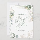 グリーンは彼女の方がブライダルシャワー試合だ 招待状 (裏面)