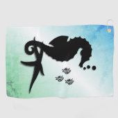 グリーンへの航海 ゴルフタオル (横)