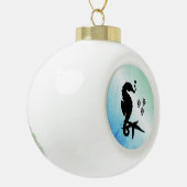 グリーンへの航海 セラミックボールオーナメント (左)