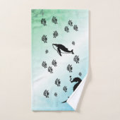 グリーンへの航海 バスタオルセット (ハンドタオル)