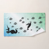 グリーンへの航海 バスタオルセット (ハンドタオル)