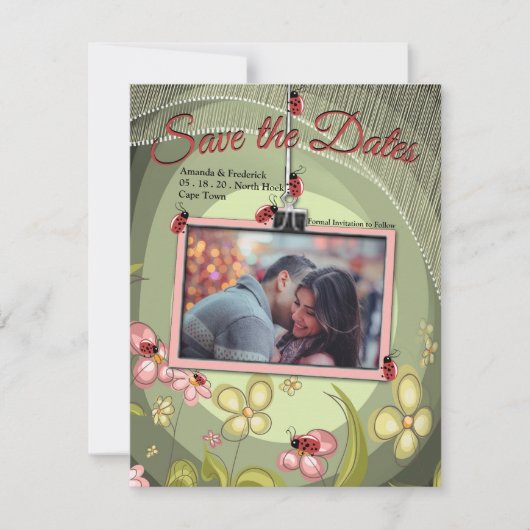 グリーンよくはしゃぐとレディーバード セーブザデート (正面)