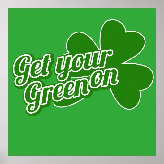 グリーンをオンにする ポスター (正面)