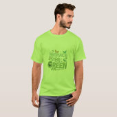 グリーンを受け入れる Tシャツ (正面フル)