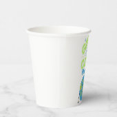 グリーンを搭載：自然で繁栄」 紙コップ (右)