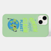 グリーンを搭載：自然で繁栄」 Case-Mate iPhoneケース (裏面 (横))