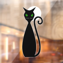 グリーンアイの黒猫 ハロウィン 月