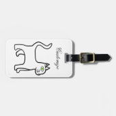 グリーンアイキャットサンダー_コーブ ラゲッジタグ (正面横)