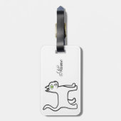 グリーンアイキャットサンダー_コーブ ラゲッジタグ (裏面縦)