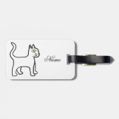 グリーンアイキャットサンダー_コーブ ラゲッジタグ (裏面横)