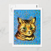 グリーンアイキャットルイワーイン ポストカード (正面/裏面)