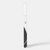 グリーンアイズ付き黒脂肪猫カスタム文字 Case-Mate iPhoneケース (裏面 / 左)