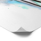 グリーンアイド幽霊12 x 16抽象芸術ファンタジーポートレート ポスター (角)