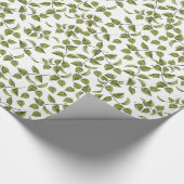 グリーンアイビーつる植物ラッピング紙 ラッピングペーパー (角)