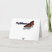 グリーンアイビーボタニカルプリント カード (裏面)