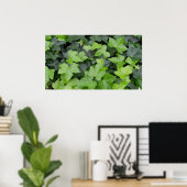 グリーンアイビーボタニカルプリント ポスター (ホームオフィス)