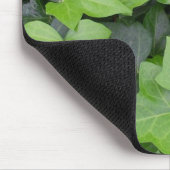 グリーンアイビーボタニカルプリント マウスパッド (コーナー)