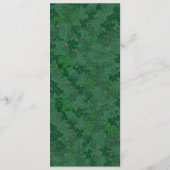 グリーンアイビー庭園の結婚式 プログラム (裏面)