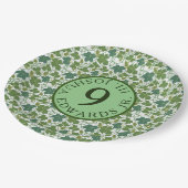 グリーンアイビー ペーパープレート (アングル)