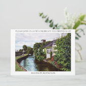 グリーンアイランドイラストレーション招待状 招待状 (スタンド正面)