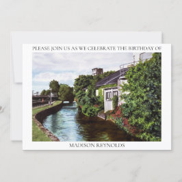 グリーンアイランドイラストレーション招待状 招待状