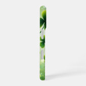 グリーンアイリッシュクローバーシャムロックの色合い iPhone 16ケース (右側面)