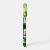 グリーンアイリッシュクローバーシャムロックの色合い iPhone 16ケース (右側面)