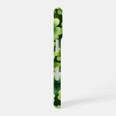 グリーンアイリッシュクローバーシャムロックの色合い iPhone 16ケース (右側面)