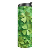 グリーンアイリッシュケルトのシャムロックの色合い タンブラー (回転左)