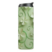 グリーンアイリッシュケルトのシャムロックの色合い タンブラー (回転左)